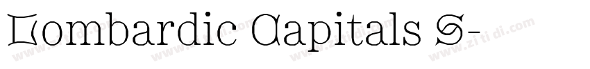 Lombardic Capitals S字体转换
